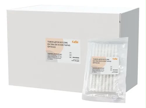 Tecnomedpcr (14) Tubos qpcr de 0.2 m