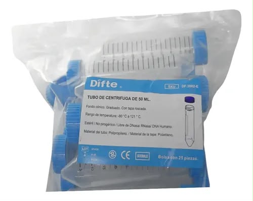 Tecnomedpcr (16) Tubo de centrífuga cónico de 50 ml