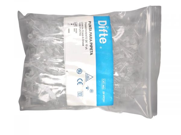 Puntas blancas de 10 μL